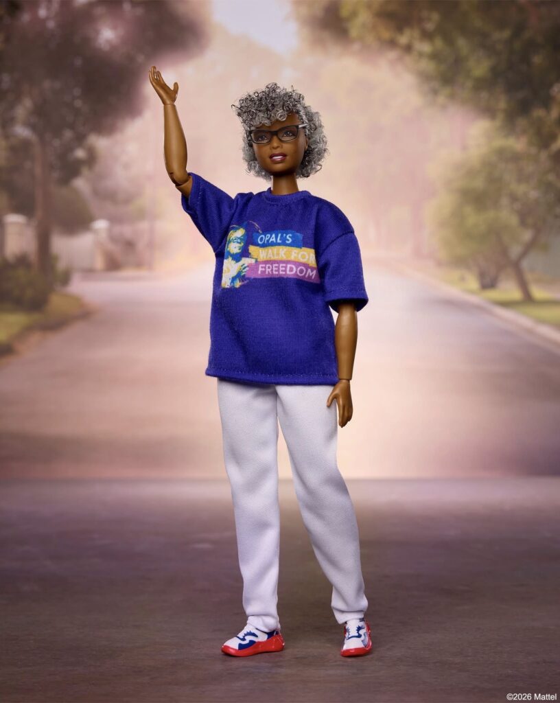 Barbie Inspiring Women Opal Lee collectible doll – official Mattel image